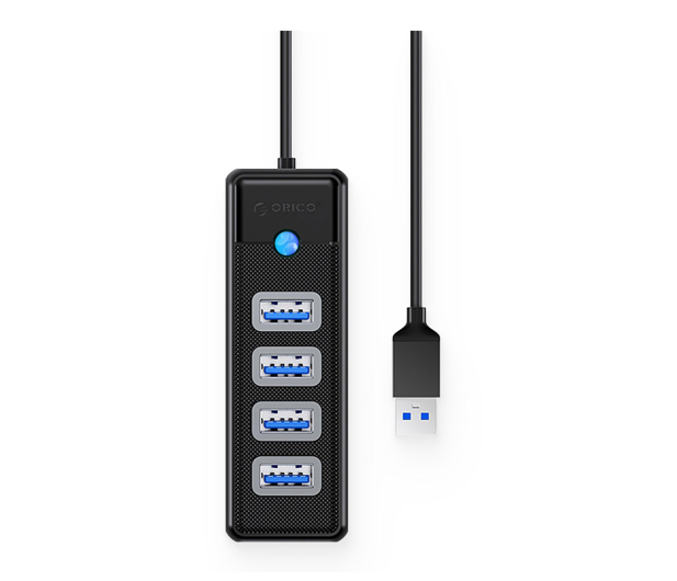 Orico USB-A - 4x USB-A 3.0 - czarny - 1343448 - zdjęcie 2